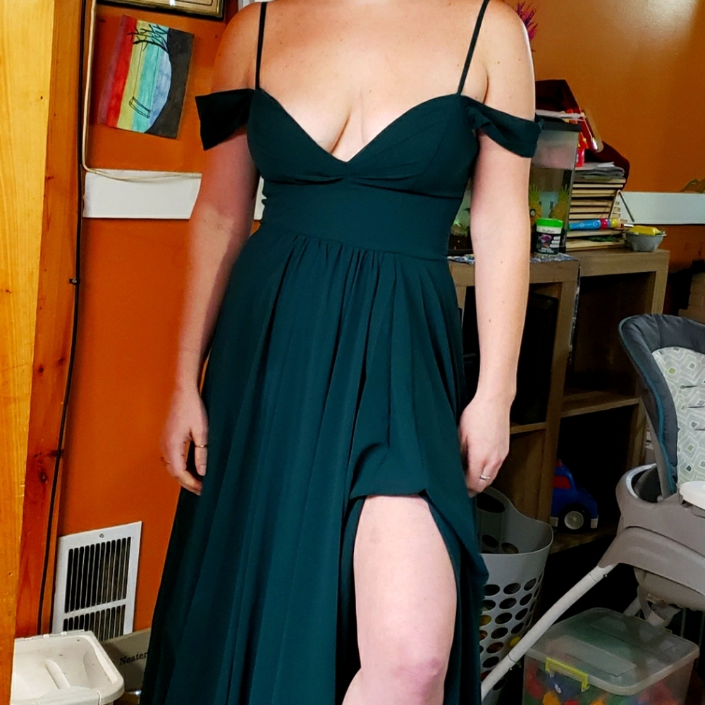 Size Sm Emerald Green Bridesmaid dress